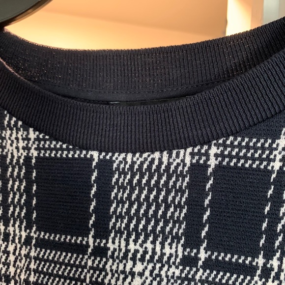 Zara two pieces navy Checkered - Picture 2 of 5